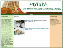 Tablet Screenshot of mixtura.varhany.org